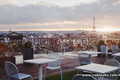 Парижское кафе на крыше -  на фотобоях по своему размеру