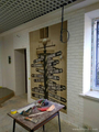 фотобои в интерьере - лофт - указатель, loft